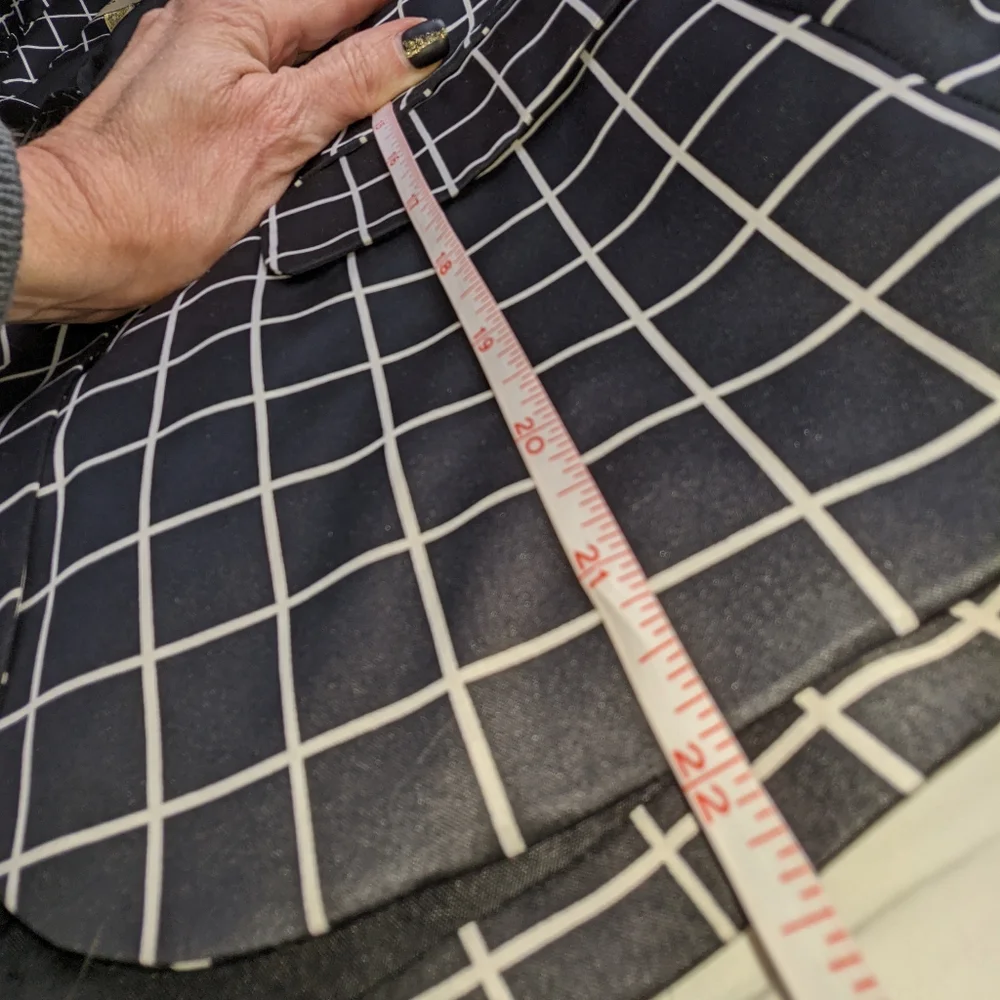 ☀️Forever 21 plaid blazer jacket Small black White checks geometric - Picture 15 of 16